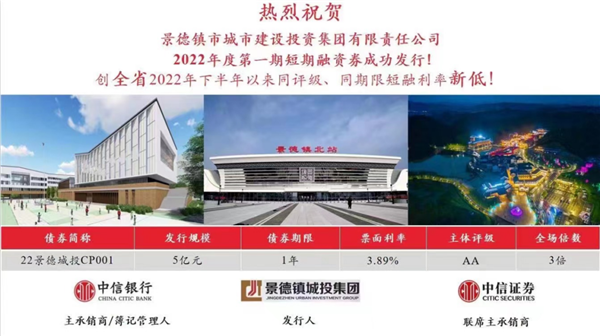 奮進(jìn)新征程，建功新時(shí)代——市城投集團(tuán)第一期短期融資卷成功發(fā)行五億元
